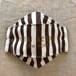 Henri Bendel Handmade 3D Face Mask Logo